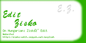 edit zisko business card